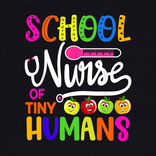 School Nurse Of Tiny Humans Teacher Back To School by Ortizhw